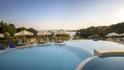 Chorvátsko - ostrov Krk - Krk - Krk Sunny Hotel - bazén Chorvátsko - ostrov Krk - Krk - Krk Sunny Hotel - bazén