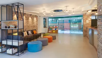 Bulharsko - Slnečné pobrežie - hotel Aktinia - lobby Bulharsko - Slnečné pobrežie - hotel Aktinia - lobby