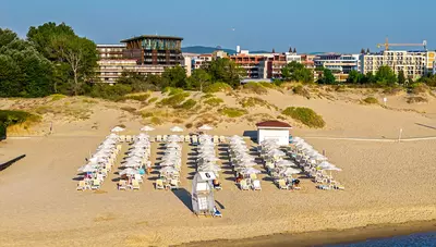 Bulharsko - Slnečné pobrežie - hotel Nobel - pláž