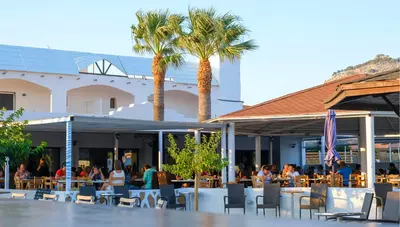 Rhodos - Lardos - Hotel Sun Beach - reštaurácia Rhodos - Lardos - Hotel Sun Beach - reštaurácia