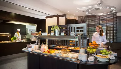 Chorvátsko - ostrov Krk - Baška - Atrium Baška Residence - reštaurácia