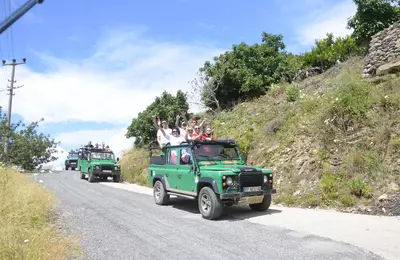 Turecko - Alanya - jeep boat tour