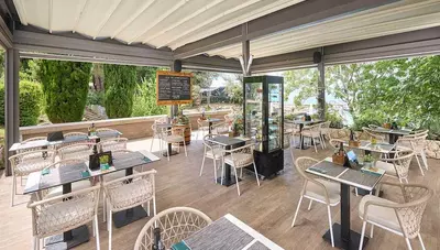 Chorvátsko - o.Krk - Njivice - Magal Hotel by Aminess - pizzeria Tantuccio