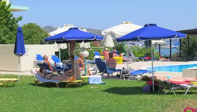 Rhodos - Faliraki - Štúdiá Elpida Beach - pri bazéne Rhodos - Faliraki - Štúdiá Elpida Beach - pri bazéne