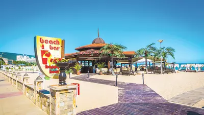 Bulharsko - Slnečné pobrežie - Royal Palace Helena Sands - plážový bar Bulharsko - Slnečné pobrežie - Royal Palace Helena Sands - plážový bar