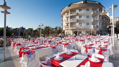 Turecko - Side - Hotel Side Sun - terasa