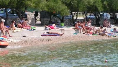 Chorvátsko - Vodice - Srima - apartmány Poseidon - pláž Chorvátsko - Vodice - Srima - apartmány Poseidon - pláž