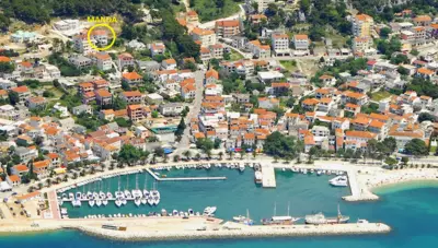 Chorvátsko - Baška Voda - Villa Manda - okolie