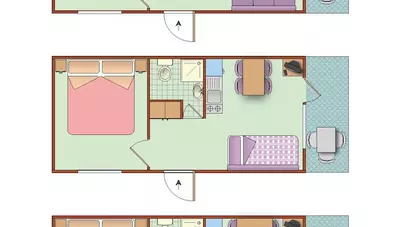 Chorvátsko - Privlaka (Zadar) - Apartmány Željko I - apartmán pre 2, 3, 4 osoby