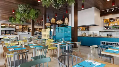 Chorvátsko - Makarska - Makarska Sunny Resort - reštaurácia Chorvátsko - Makarska - Makarska Sunny Resort - reštaurácia