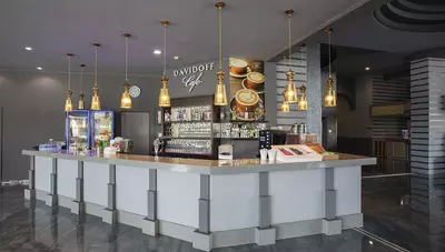 Turecko - Side - Hotel Nova Park - kaviareň Turecko - Side - Hotel Nova Park - kaviareň