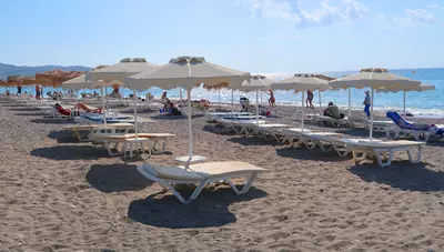 Rhodos - Lardos - Štúdiá Katikies - pláž