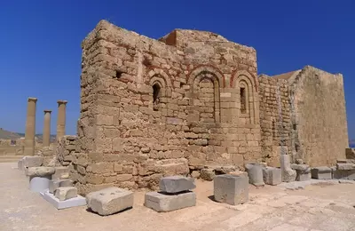 Grécko - Rhodos - Lindos - akropolis