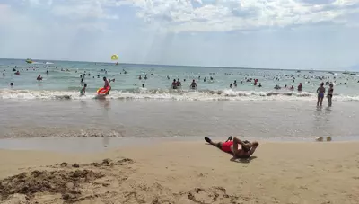 Turecko - Side - Hotel Royal Dragon - pláž Turecko - Side - Hotel Royal Dragon - pláž