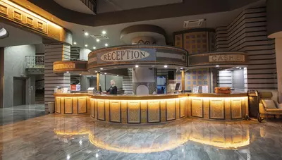 Turecko - Side - Hotel Nova Park - recepcia Turecko - Side - Hotel Nova Park - recepcia