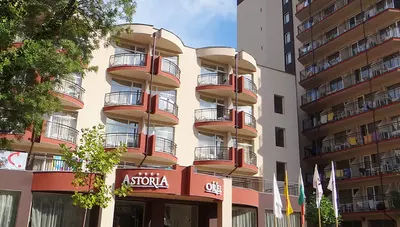 Bulharsko - Slnečné pobrežie - Hotel Astoria - vstup do hotela Bulharsko - Slnečné pobrežie - Hotel Astoria - vstup do hotela