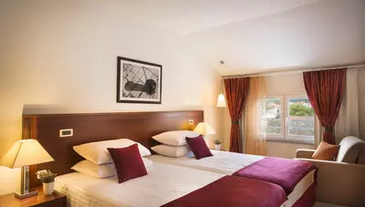 Chorvátsko - ostrov Krk - Baška - Atrium Baška Residence - izba