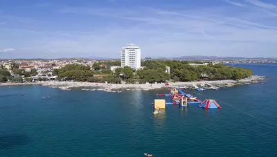 Chorvátsko - Vodice - Villa Arausa - pohľad na polostrov Punta Chorvátsko - Vodice - Villa Arausa - pohľad na polostrov Punta