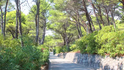Chorvátsko - Baško Polje - Hotel Alem - cesta k hotelu