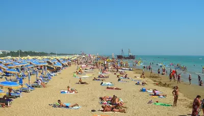 Taliansko - Bibione - pláž Taliansko - Bibione - pláž
