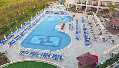 Turecko - Side - Seher Sun Palace - okolie bazéna Turecko - Side - Seher Sun Palace - okolie bazéna