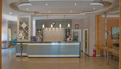Turecko - Alanya - Hotel Riviera - recepcia Turecko - Alanya - Hotel Riviera - recepcia