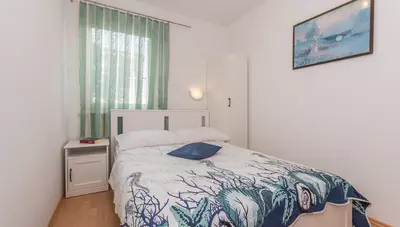 Chorvátsko - Sv. Filip i Jakov - apartmány Marija - apartmán pre 4 až 6 osôb - spálňa