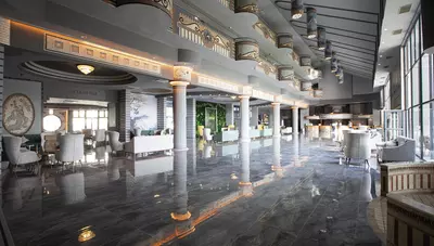 Turecko - Side - Hotel Nova Park - vstupná hala Turecko - Side - Hotel Nova Park - vstupná hala