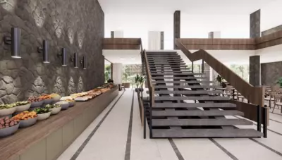 Chorvátsko - Baško Polje - resort Alemaris - reštaurácia