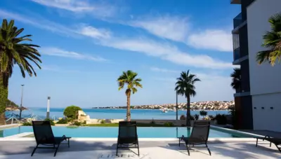 Chorvátsko - Pag - Novalja - Liberty Plaza - bazén