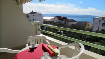 Chorvátsko - Omiš - Apartmány Musac - A4 - balkón