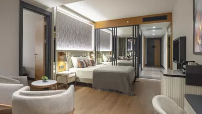 Turecko - Avsallar - Mylome Luxury Hotel & Resort - rodinná izba orientovaná na morskú stranu