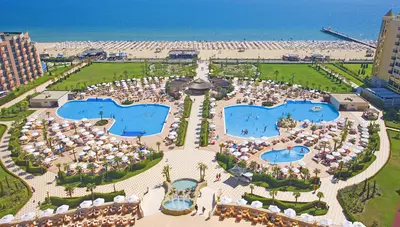 Bulharsko - Slnečné pobrežie - Hotel Majestic Beach Resort - hotelový areál Bulharsko - Slnečné pobrežie - Hotel Majestic Beach Resort - hotelový areál