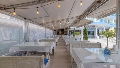 Bulharsko - Slnečné pobrežie - Hotel Blue Bay - reštaurácia Bulharsko - Slnečné pobrežie - Hotel Blue Bay - reštaurácia