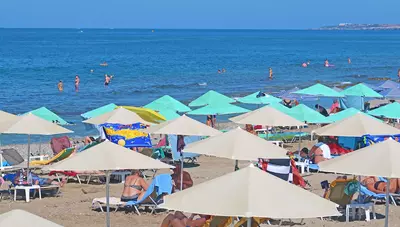 Kréta - Adelianos Kampos - pláž