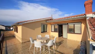 Chorvátsko - Vodice - Srima - apartmány Dane - terasa Chorvátsko - Vodice - Srima - apartmány Dane - terasa