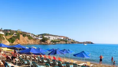 Grécko - Kréta - Bali - Hotel Resol - pláž Grécko - Kréta - Bali - Hotel Resol - pláž