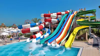 Turecko - Side - Hotel Royal Alhambra Palace - tobogány