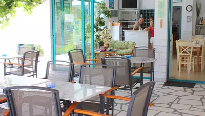 Thassos - Skala Panagia - štúdiá Dimitris - terasa Thassos - Skala Panagia - štúdiá Dimitris - terasa