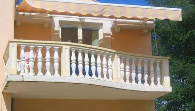 Chorvátsko - Privlaka (Zadar) - Apartmány Željko II - balkón