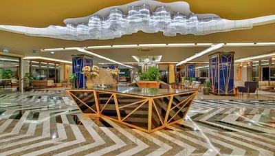 Turecko - Side - hotel Diamond De Luxe - vstupná hala - lobby