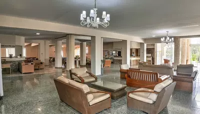 Kréta - Kavros - Kavros Resort - recepcia s lobby Kréta - Kavros - Kavros Resort - recepcia s lobby