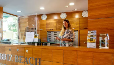 Bulharsko - Slnečné pobrežie - Hotel Briz Beach - recepcia