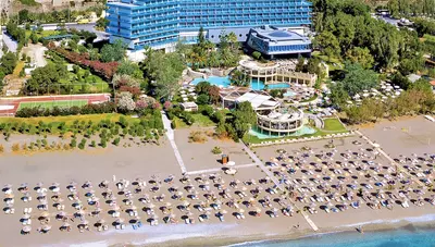 Grécko - Rhodos - Faliraki - hotel Calypso Beach - pláž