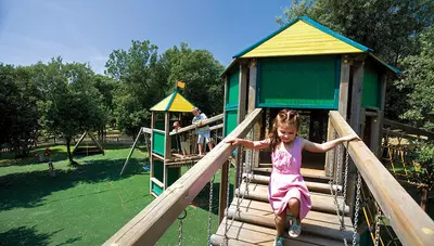 Chorvátsko - Istria - Poreč - apartmány Lanterna Sunny Resort by Valamar - detské ihrisko
