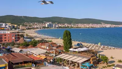 Bulharsko - Slnečné pobrežie - Hotel Glarus - pláž
