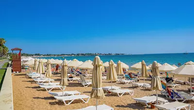 Turecko - Side - Hotel Sirma - pláž Turecko - Side - Hotel Sirma - pláž