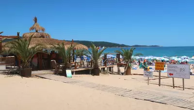 Bulharsko - Primorsko - plážový bar