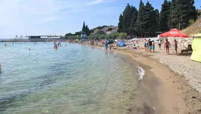 Chorvátsko - Omiš - Duće - pláž Chorvátsko - Omiš - Duće - pláž