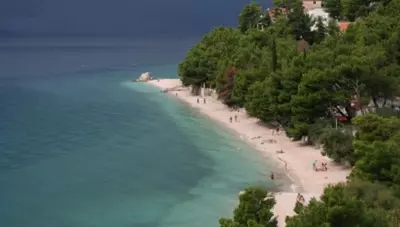 Chorvátsko - Baška Voda - Apartmán Ana Katarina - pláž Chorvátsko - Baška Voda - Apartmán Ana Katarina - pláž